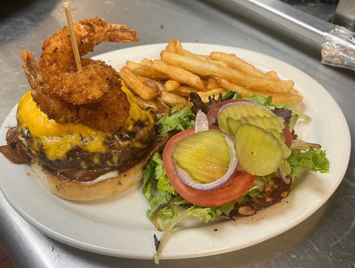 Shrimp/Bacon Burger